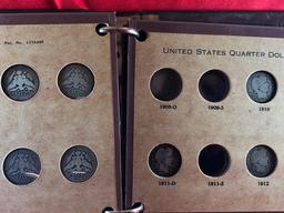 National Coin Album w/(25) Barber Quarters (x25)