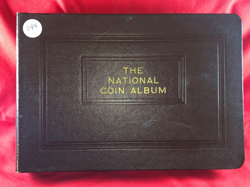 National Coin Album w/(58) Walking Liberty Halves (x58)