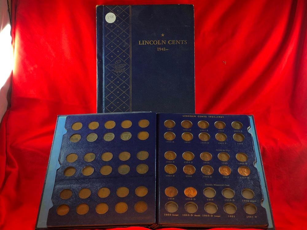 (2) Lincoln Cent Books, 1941-1960's (x1)