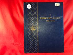 Mercury Dime Book, (72) Coins (x72)