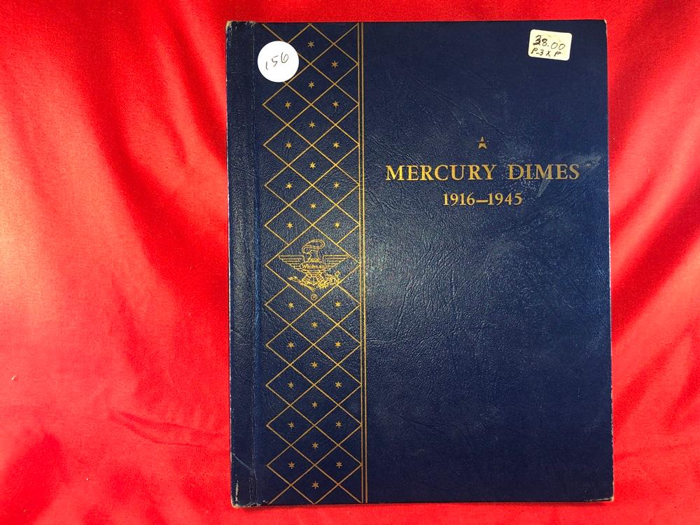 Mercury Dime Book, (72) Coins (x72)