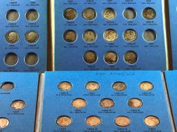 (3) Roosevelt Dime Books, (123) Coins (x123)