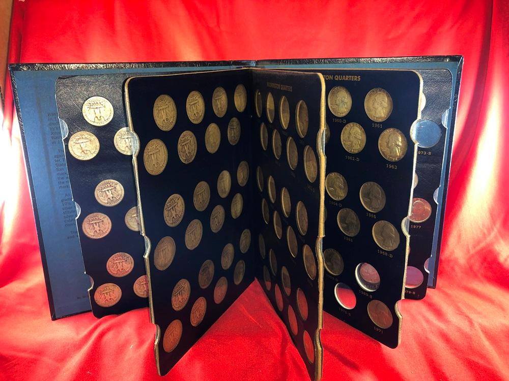 Washington Quarter Book, 1932-1979, (106) Coins (x106)