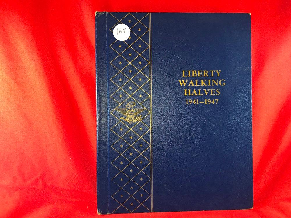 Walking Liberty Half Book, 1941-1946, (18) Coins (x18)