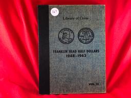 Franklin Liberty Half Book, 1948-1963, (35) Coins (x35)