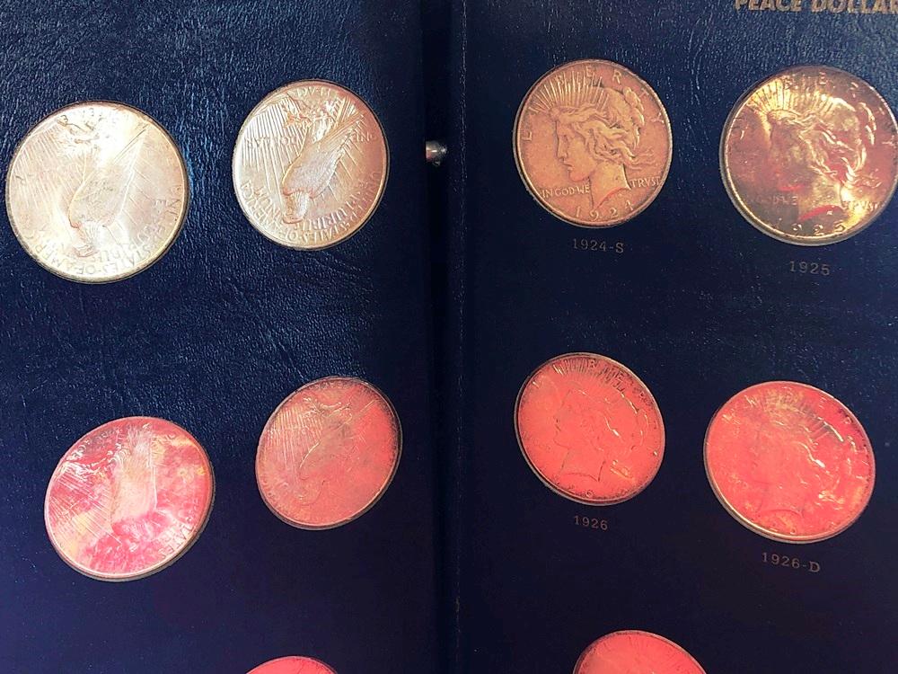 (23) Peace Dollars in Book (x23)