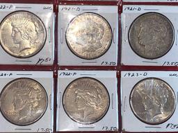 (19) Morgan & Peace Dollars (x19)