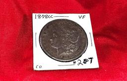 1878-CC VF Silver Dollar (x1)