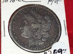 1878-CC F/VF Silver Dollar (x1)