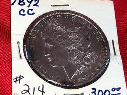 1892-CC Silver Dollar (x1)