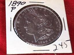 1890-P Silver Dollar (x1)