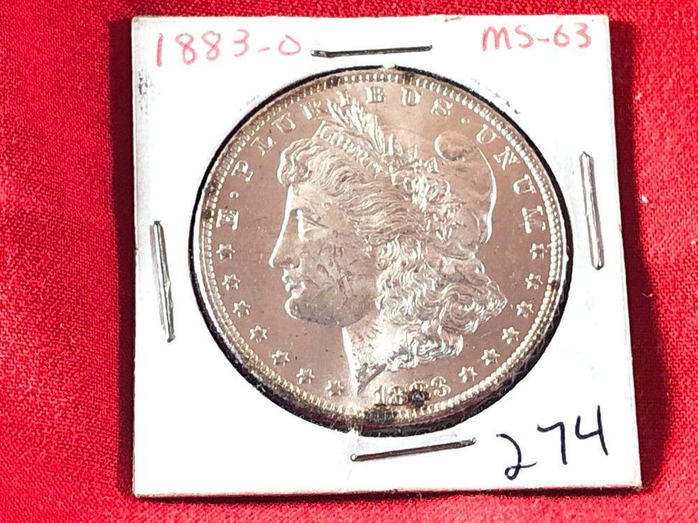 1883-O MS63 Silver Dollar (x1)