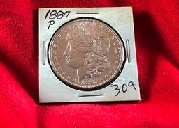 1887-P Silver Dollar (x1)