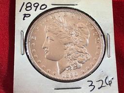 1890-P Silver Dollar (x1)