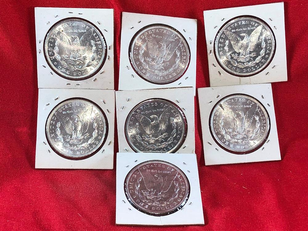 (7) 1886 Silver Dollars (x7)