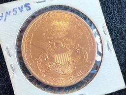 1899 $20 Gold Half Union (x1)