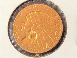 1913 $5 Gold Indian (x1)