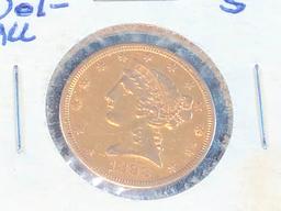 1898-S $5 Gold Liberty (x1)