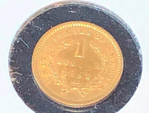 1851 $1 Gold Liberty (x1)