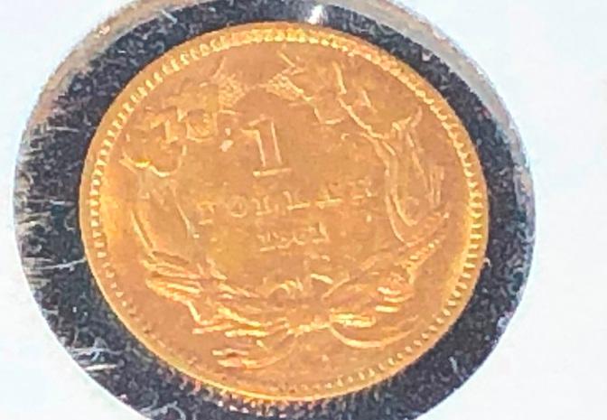 1861 $1 Gold Princess (x1)