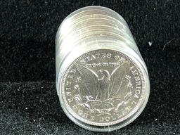 (20) Morgan Silver Dollars, AU (x20)