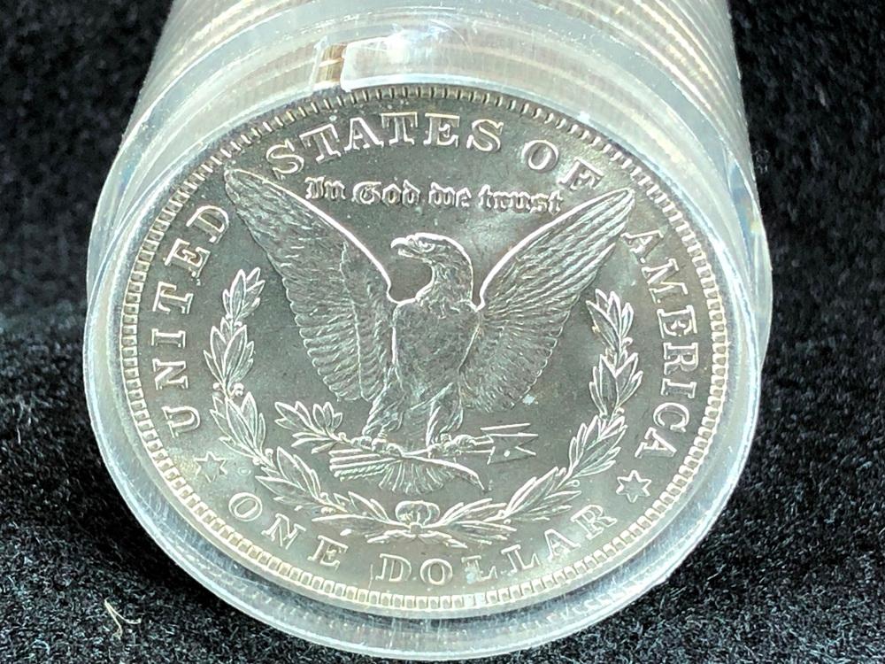 (20) Morgan & PEACE Silver Dollars, AU (x20)