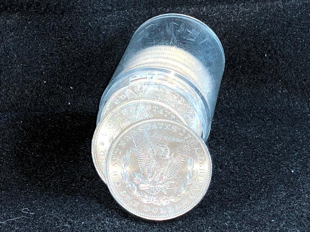 (10) 1896 Morgan Silver Dollars, AU (x10)