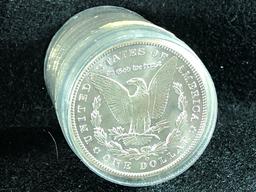 (20) 1899-O Morgan Silver Dollars, AU (x20)