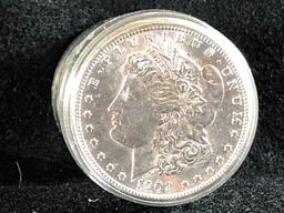 (20) 1902-O Morgan Silver Dollars, AU (x20)
