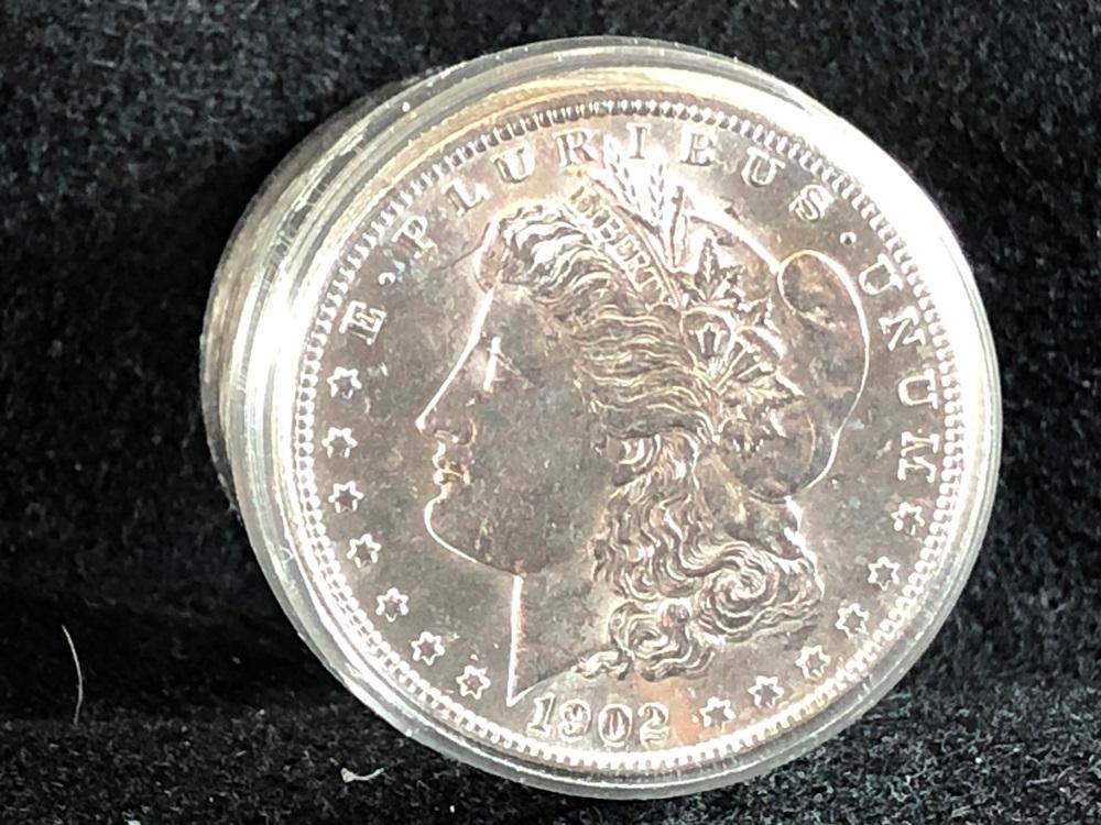 (20) 1902-O Morgan Silver Dollars, AU (x20)