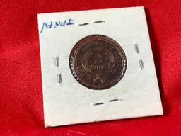 1864 2-Cent, Large Motto (x1)
