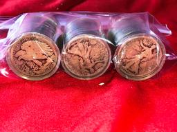 (60) Walking Liberty Half Dollars (x60)