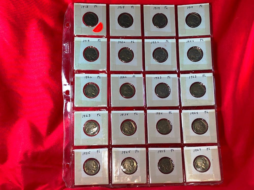 (20) Buffalo Nickels (x1)