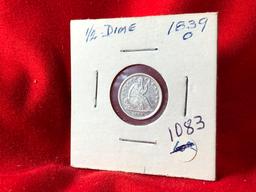 1839 1/2-Dime (x1)