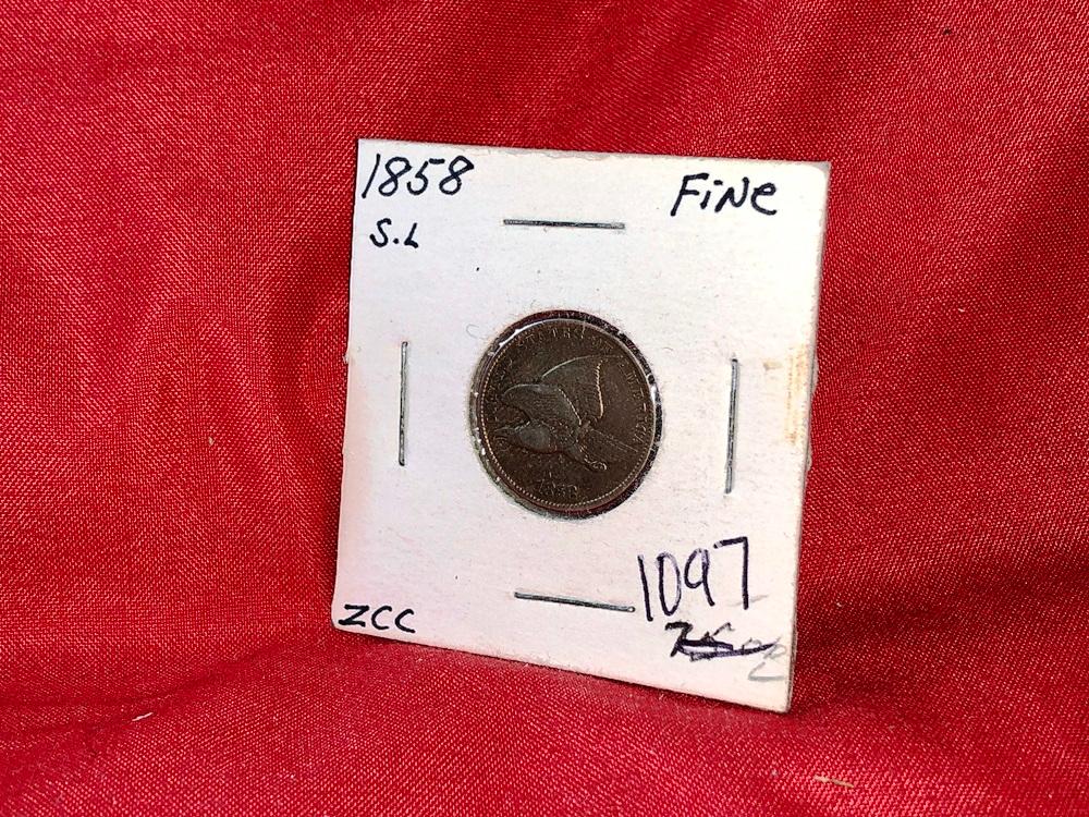 1858 Flying Eagle Cent (x1)