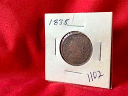 1835 1/2-Cent (x1)