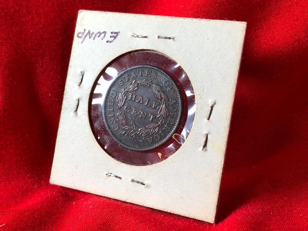 1834 1/2-Cent (x1)