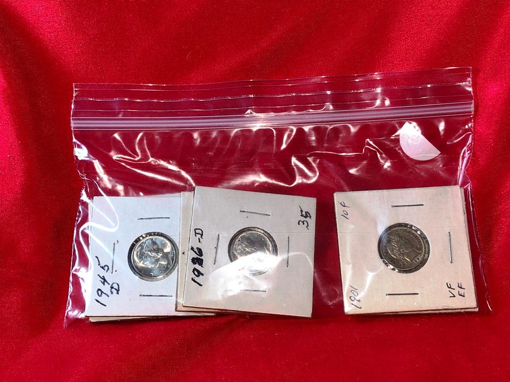 (8) Mixed Silver Dimes (x8)