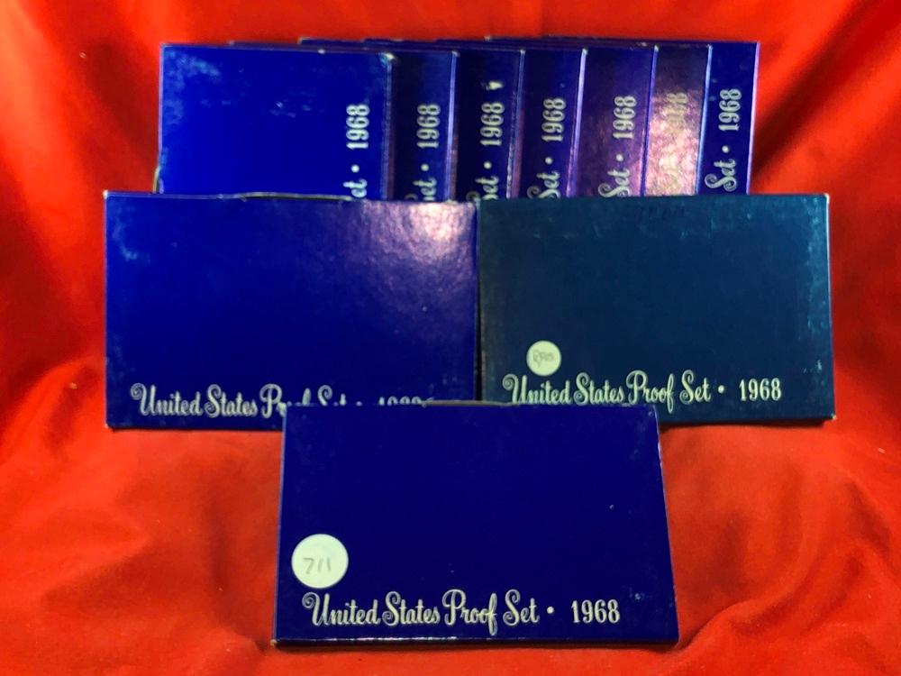 (10) 1968 Proof Sets (x10)