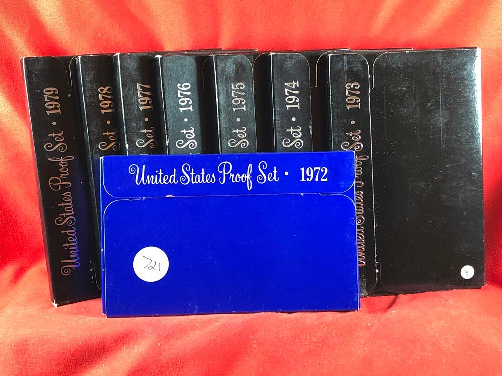 (8) 1972-1979 Proof Sets (x8)