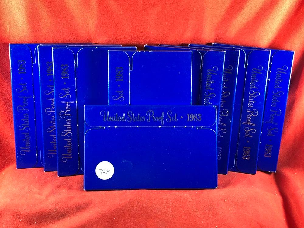 (9) 1983 Proof Sets (x9)