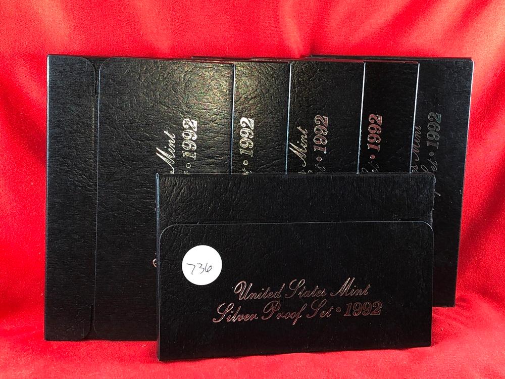 (6) 1992 Proof Sets (x6)