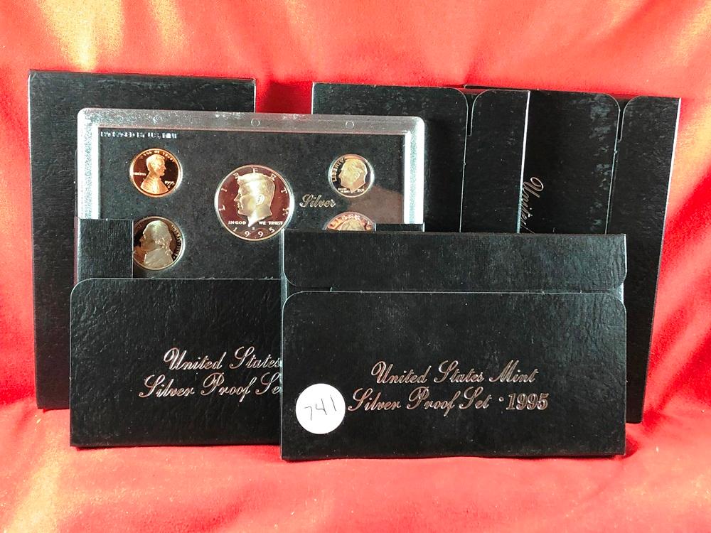 (5) 1995 Silver Proof Sets (x5)
