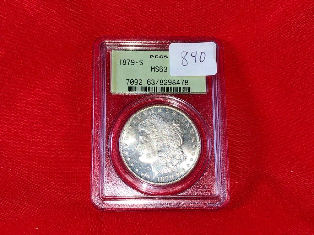 1879-S Morgan MS63 PCGS (x1)