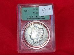 1887 Morgan MS63 PCGS (x1)