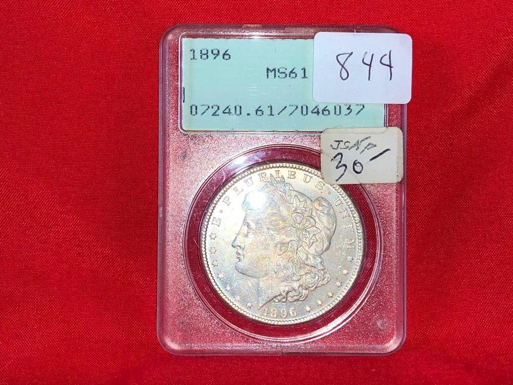 1896 Morgan MS61 PCGS (x1)