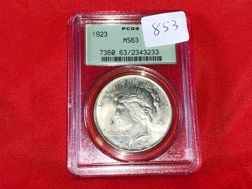 1923 Peace MS63 PCGS (x1)