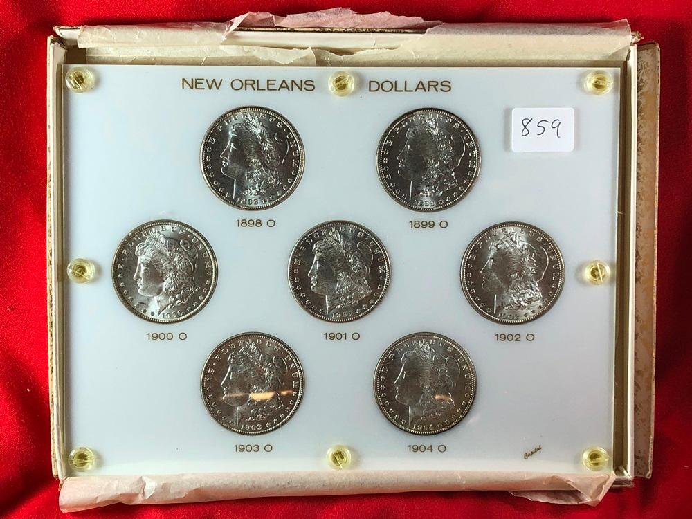 New Orleans 7 Morgan Dollar Set (x1)