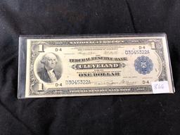 1918 $1 Bill (x1)