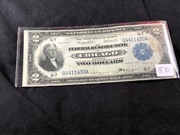 1918 $2 Bill (x1)